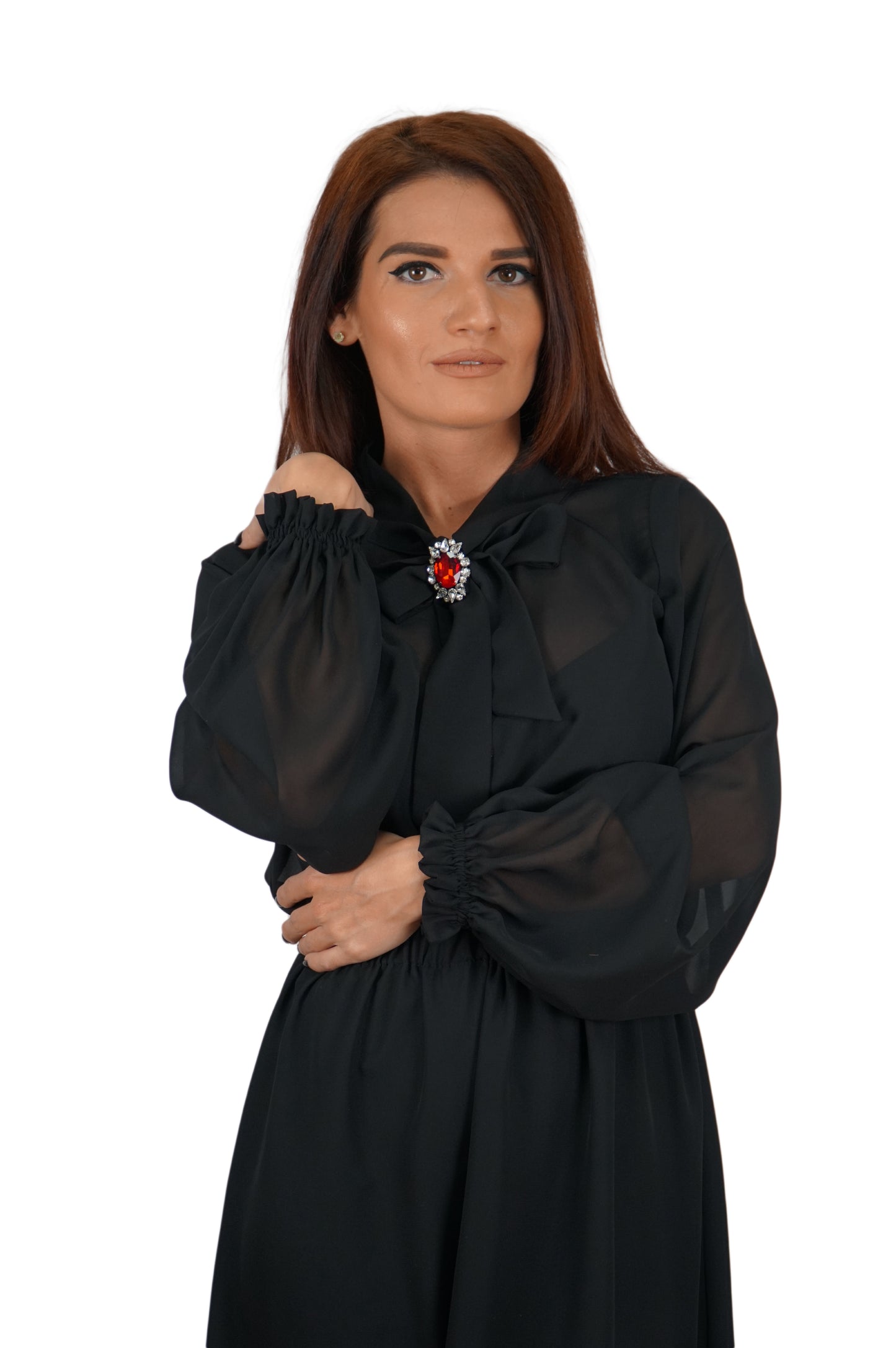 Rochie din voal negru - Maralyn