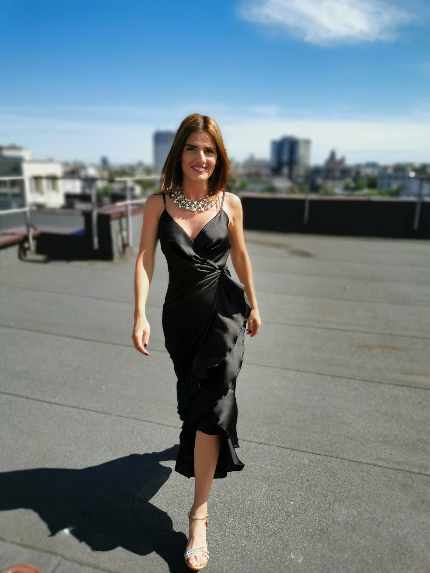 rochie cu drapaj maralyn