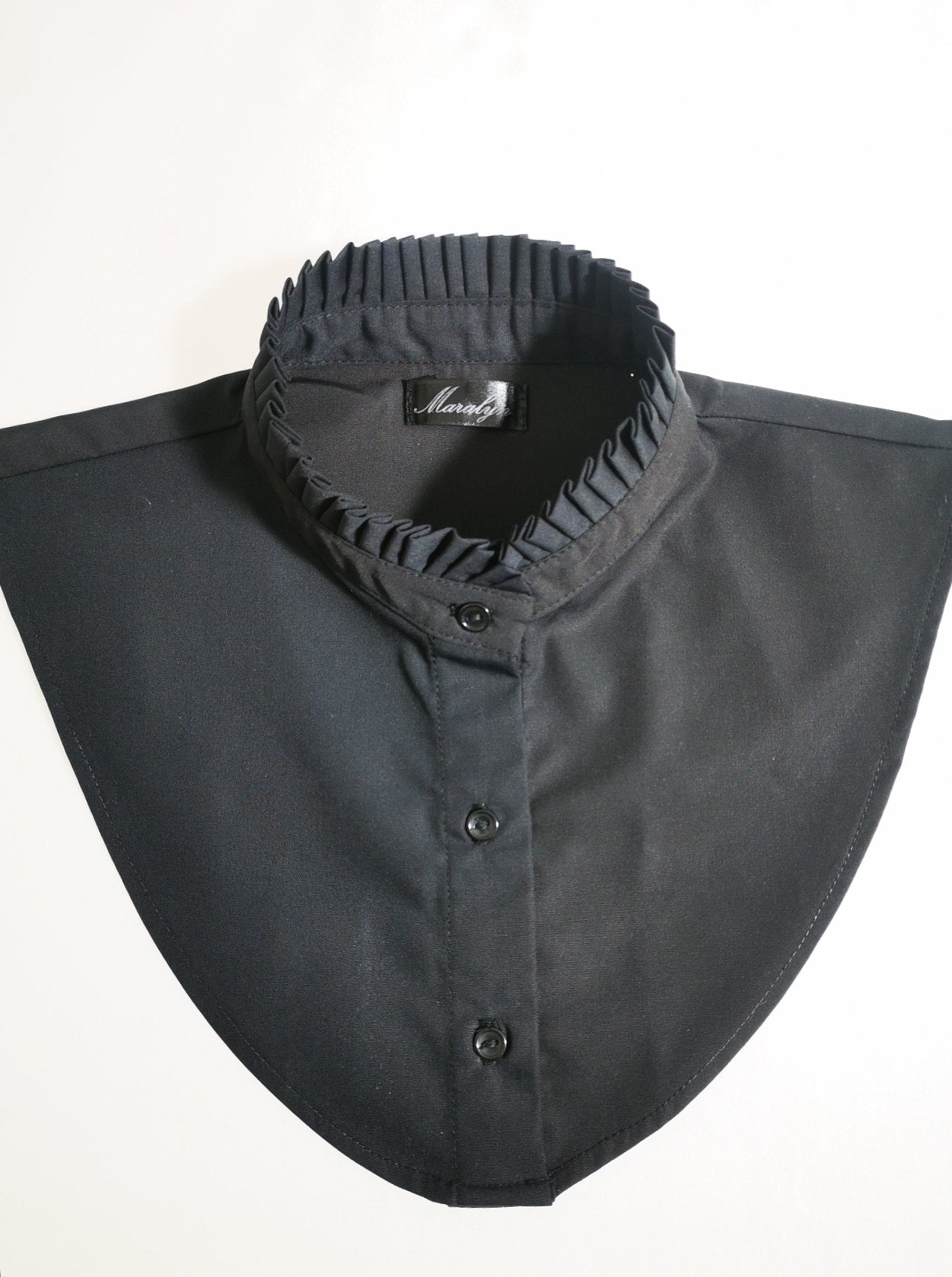Guler detasabil tunica negru Maralyn